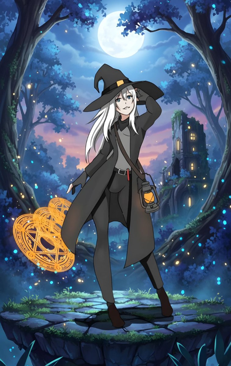 sophiedoesart12's tweet image. Wandering through the moonlit woods. What secrets do you think this ancient place holds? ✨🌲

 #FantasyArt #WitchVibes