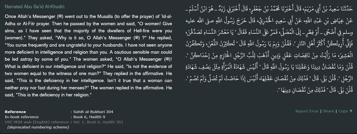 CasusLady's tweet image. L&apos;ignorance des croyants au sujet des textes religieux et de ce qu&apos;il s&apos;y trouve est la seule raison pour laquelle l&apos;Islam continue de faire des adeptes

Voici le TAFSIR d&apos;Ibn Kathir en français concernant la sourate 2 verset 282 qui affirme qu&apos;il faut le témoignage de 2 hommes…