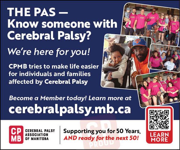 CerebralPalsyMB's tweet image. THE PAS—Know someone with Cerebral Palsy? The Cerebral Palsy Association of Manitoba is here for you! We try to make life easier for individuals and families affected by CP. Become a Member buff.ly/DZEQiVo Supporting you for 50 years, AND ready for the next 50! #CPProud