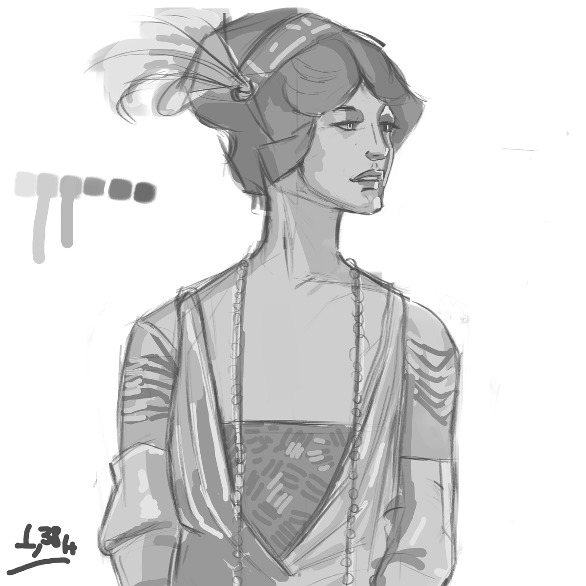 is_n8n's tweet image. layerdecker  1,3 hour study #Studyart #illustration