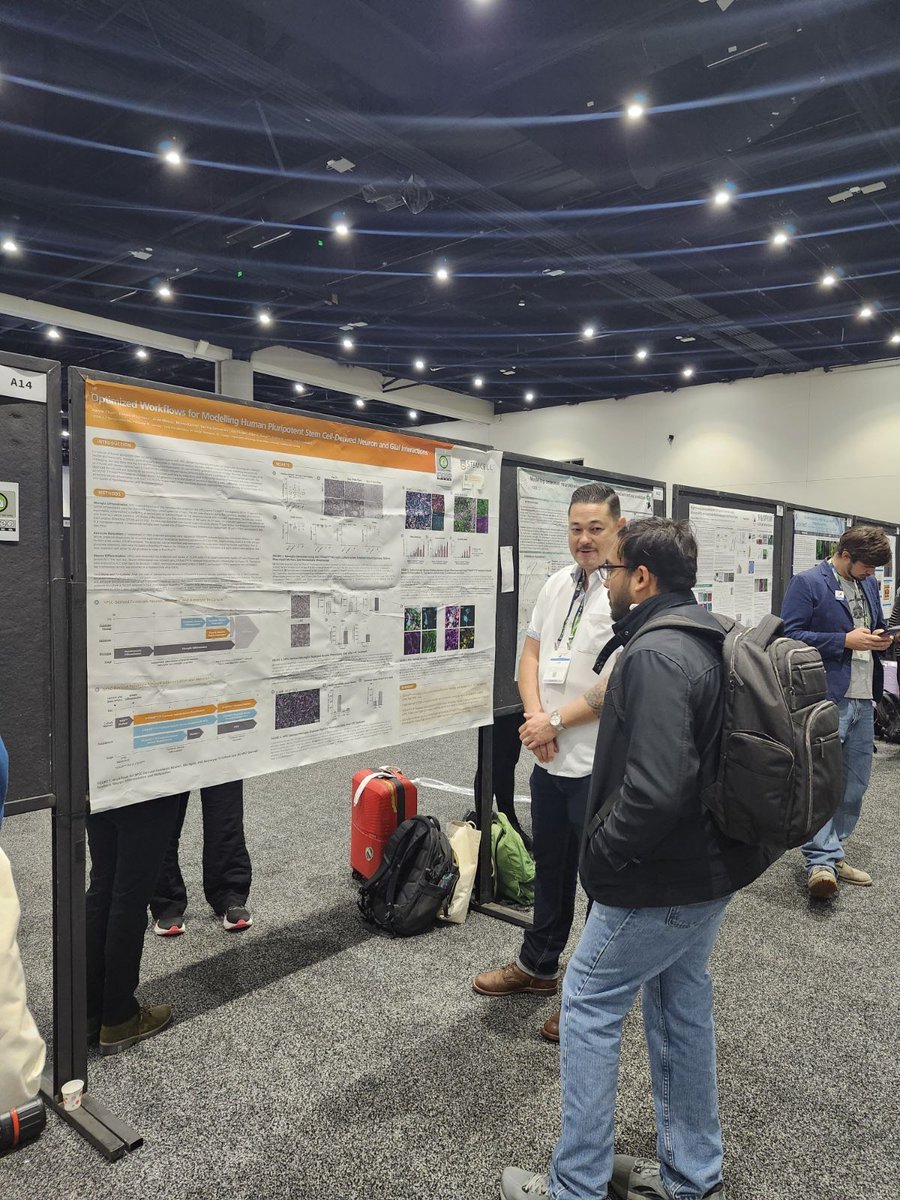 STEMCELLTech's tweet image. It&apos;s another exciting day at #SfN25! Visit our team as they present their posters this morning until 12 pm.

Or stop by booth #1521 to chat with our experts. 👋
