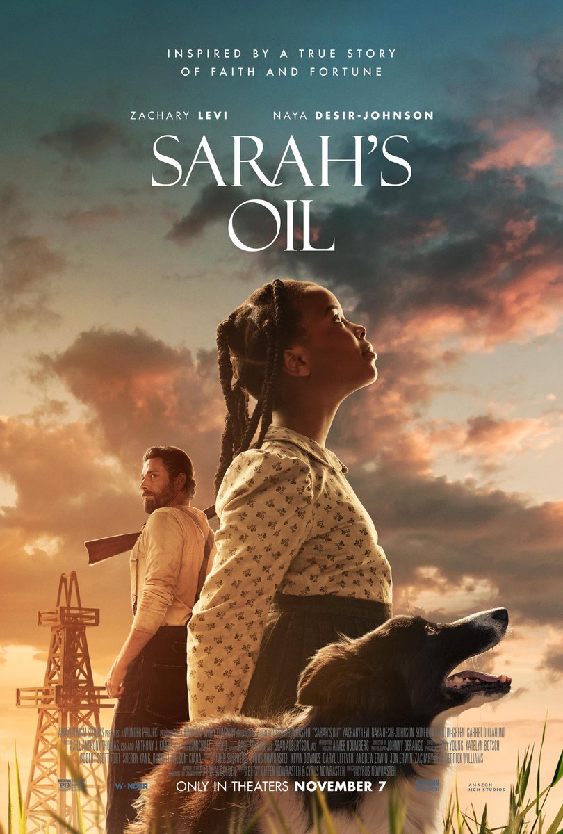 IamTaylorPayne's tweet image. “Sarah’s Oil” has crossed $9 Million at domestic box office and enters Top 100 highest-grossing movies of 2025! The film currently has a 98% on Rotten Tomatoes popcorn meter and an A+ CinemaScore 🔥

Congrats to Executive Producers @Ciara @DangeRussWilson @WhyNotYouProd
