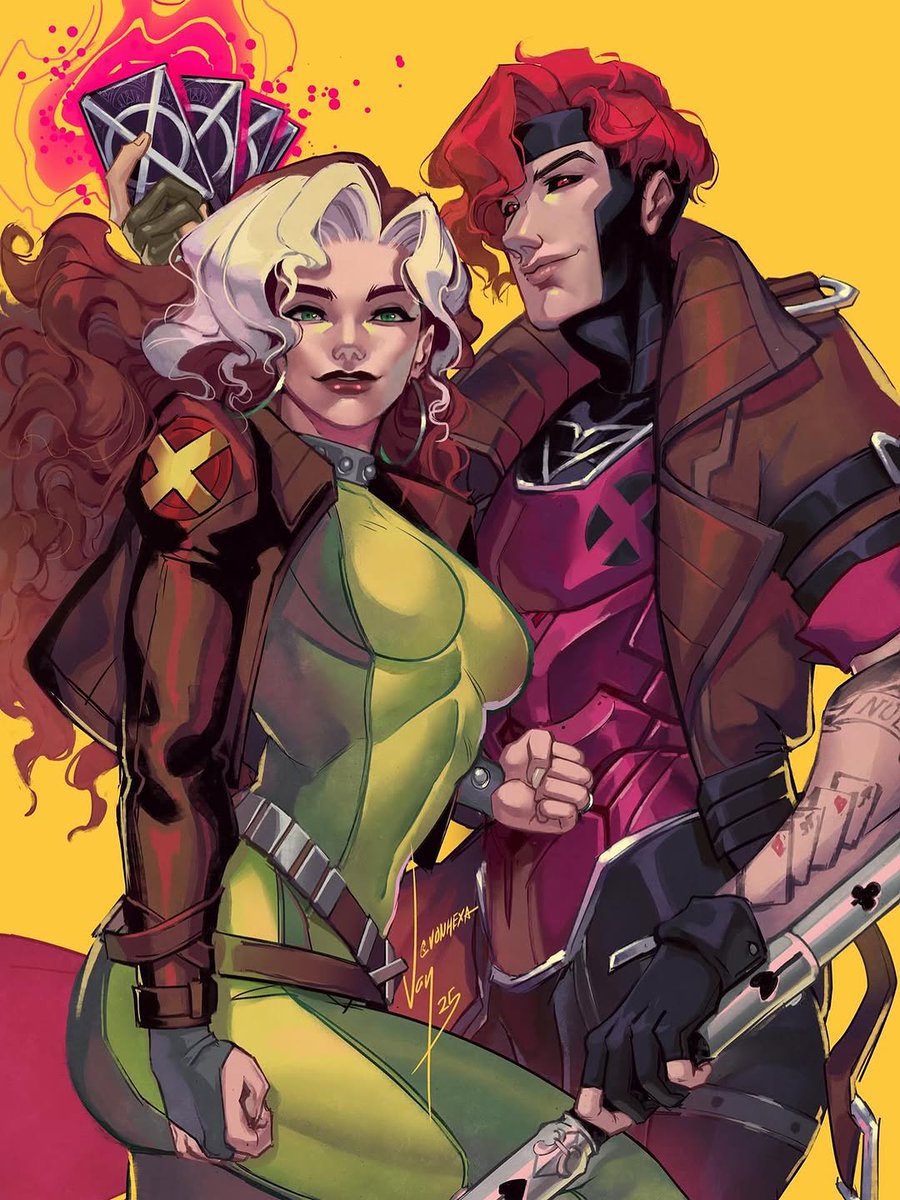 Rogue &amp; Gambit

Artwork by: <a href="/VONHEXA/">𝐕𝟎𝐍 ▽ HEXA💉 My comic on 📍!</a>