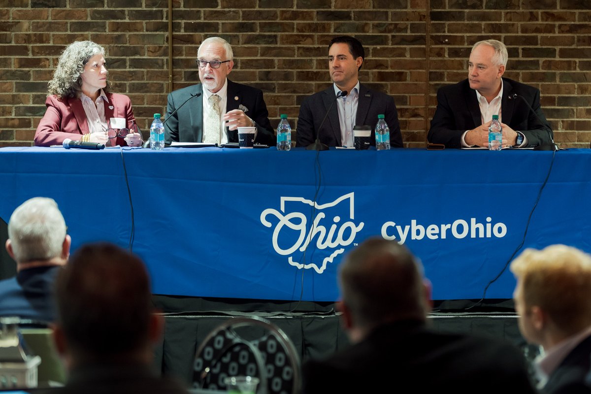 Auditor Faber joined Secretary of State Frank LaRose and cyber experts for a panel discussion on cyber threats, best practices, and the future of cybersecurity at the Ohio Innovation Technology Association's CyberOhio Summit today in Columbus.