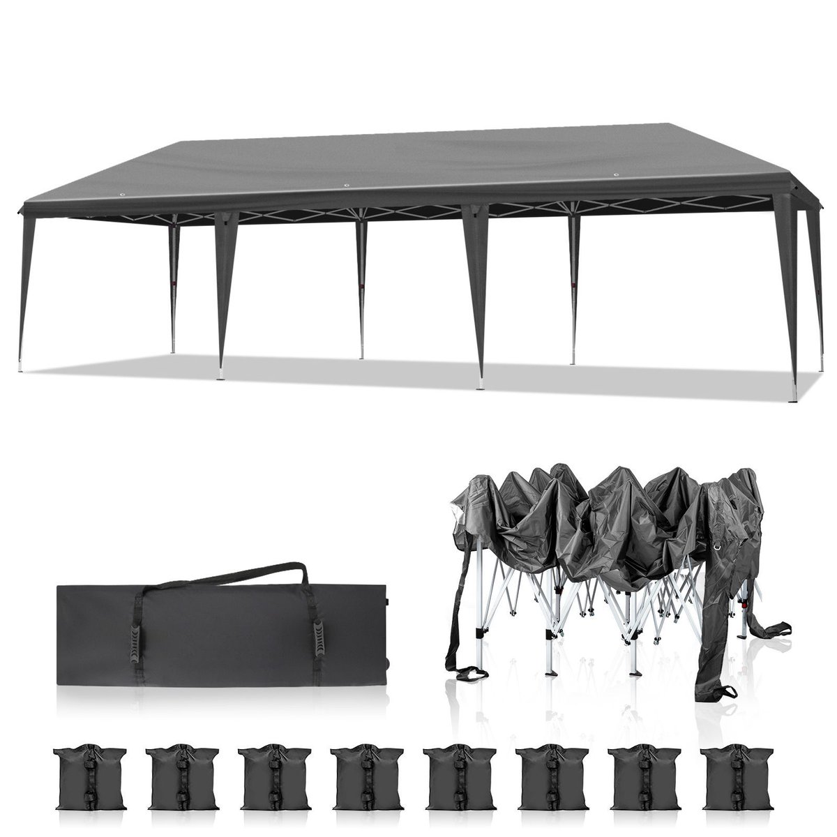 kellerrvneeds's tweet image. Create reliable outdoor shelter with the 10x30ft Dark Grey Folding Shed, designed with durable Oxford cloth and a sturdy white spray plastic frame for long-lasting performance. 

kellerrvneeds.com/products/view/… 

#shade #large #durable