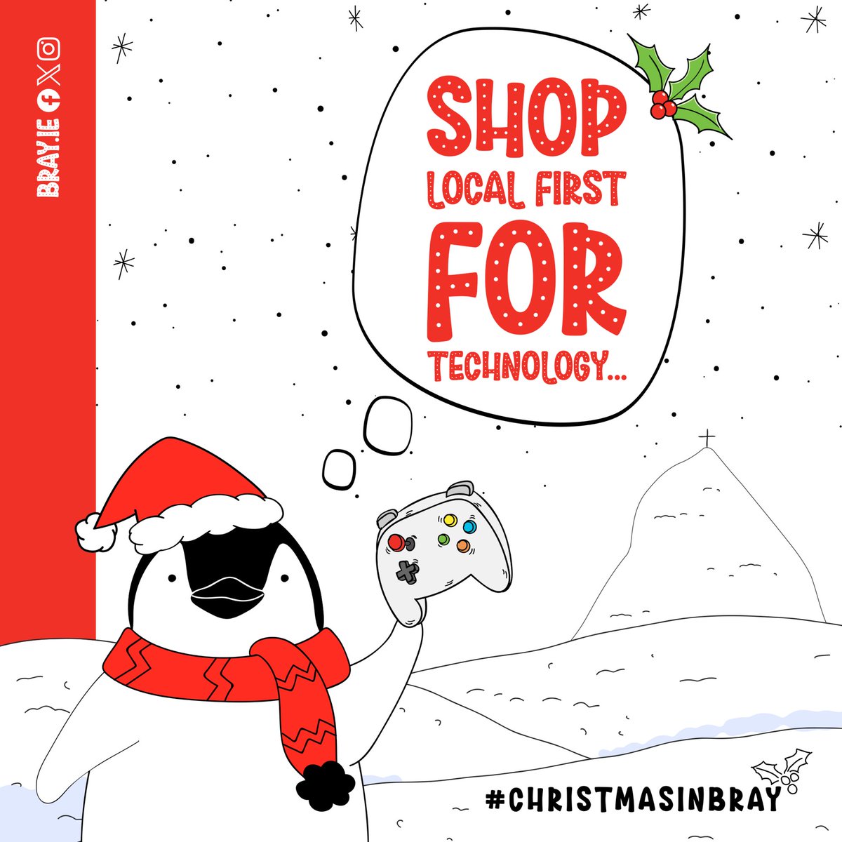 bray_ie's tweet image. This festive season, #ShopLocalFirst in #Bray for technology… including TVs, smartphones, watches, gaming, and much more! 

#StepIntoChristmasInBray #ChristmasInBray #WinterInBray #LoveBray