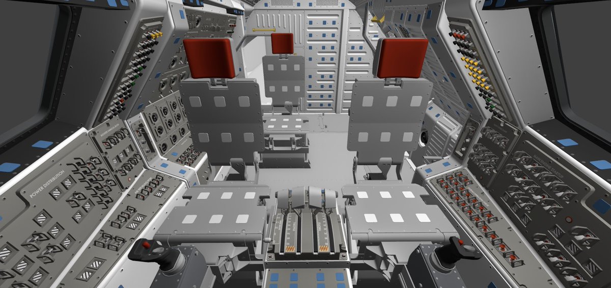 BootleSquared's tweet image. Flight deck complete. 

next is the Mid deck

#blender #b3d