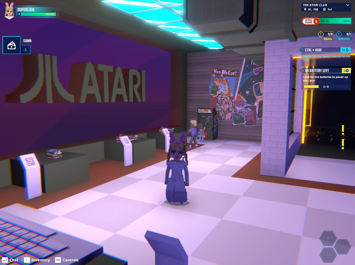 This Atari Corridor needs some elevator music <a href="/TheSandboxGame/">The Sandbox</a>  tsbga.me/TheSandbox