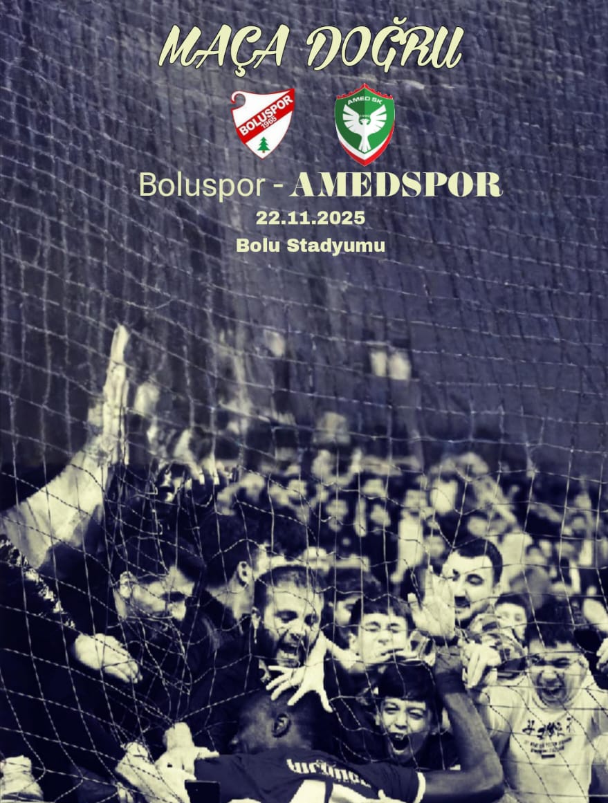 MAÇA DOĞRU ! 
🗓️22 Kasım | Cumartesi 
⏱️16:00
🏟️Bolu stadı