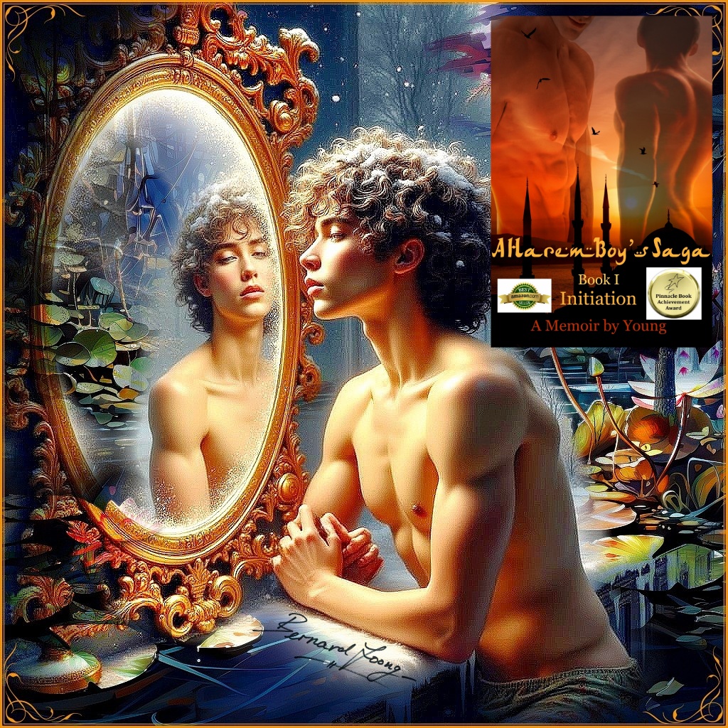 bernardfoong's tweet image. The Bible has taught me not to believe everything in it is true.
INITIATION amzn.to/2QxwhxN is an autobiography of a young man&apos;s enlightening coming-of-age secret education in a male harem known only to a few.