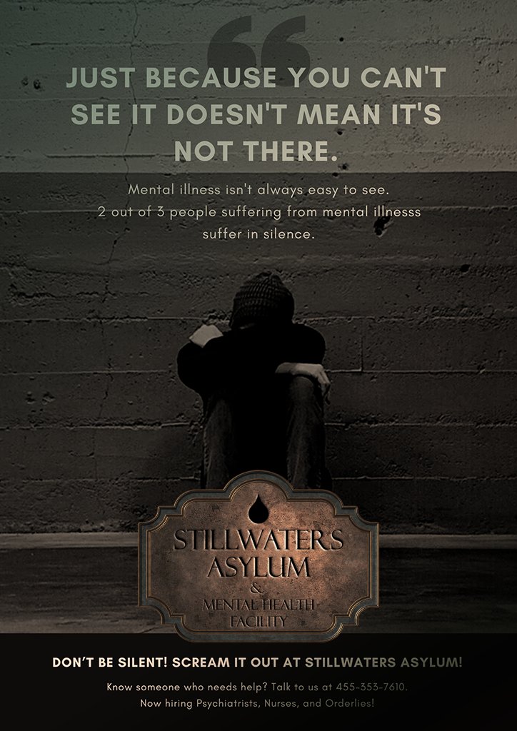CrackDen's tweet image. Stillwaters Asylum: for all your mental health needs! 🧠

💰 NOW HIRING:
- Psychiatrists
- Nurses
- Orderlies

🎁 WE OFFER:
- Psychiatric Evaluations
- Private &amp;amp; Group Therapy
- Psychiatric Care and Holds - Short &amp;amp; Long Term

#SecondLife #CDBackwaters #Roleplay #Metaverse