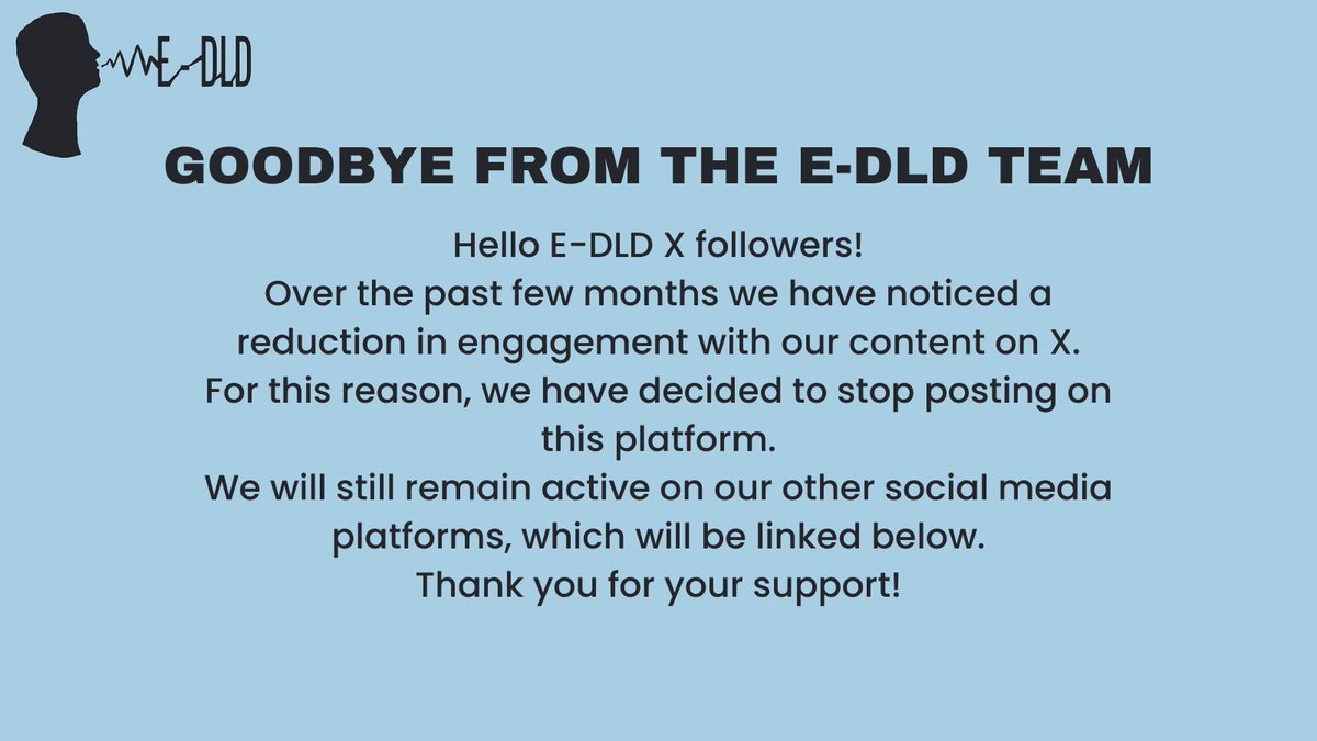 Engage_DLD's tweet image. Find us on:
Instagram - instagram.com/engage_dld 
Facebook - facebook.com/EngageDLD 
TikTok - tiktok.com/@engage.with.d… 
Bluesky - bsky.app/profile/edldpr…
YouTube - youtube.com/@engagewithdld… 

#DevLangDis #DLD #EngagewithDLD