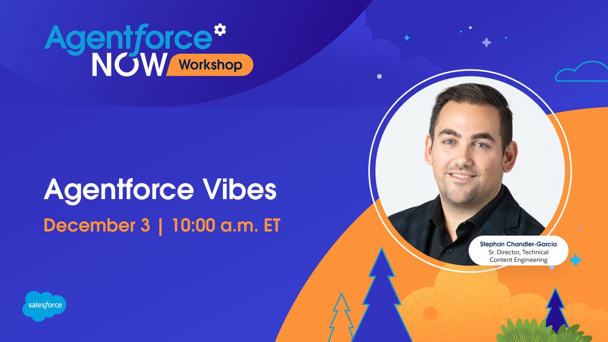 SalesforceAdmns's tweet image. 🐝 Hearing the buzz about Agentforce Vibes? Wondering how to get started?

Join Salesforce product expert @stephanwcg on December 3 for a guided #AgentforceNOW session on setting up Agentforce Vibes in your IDE and deploying your first app.

Snag a spot: sforce.co/3LL3DdM