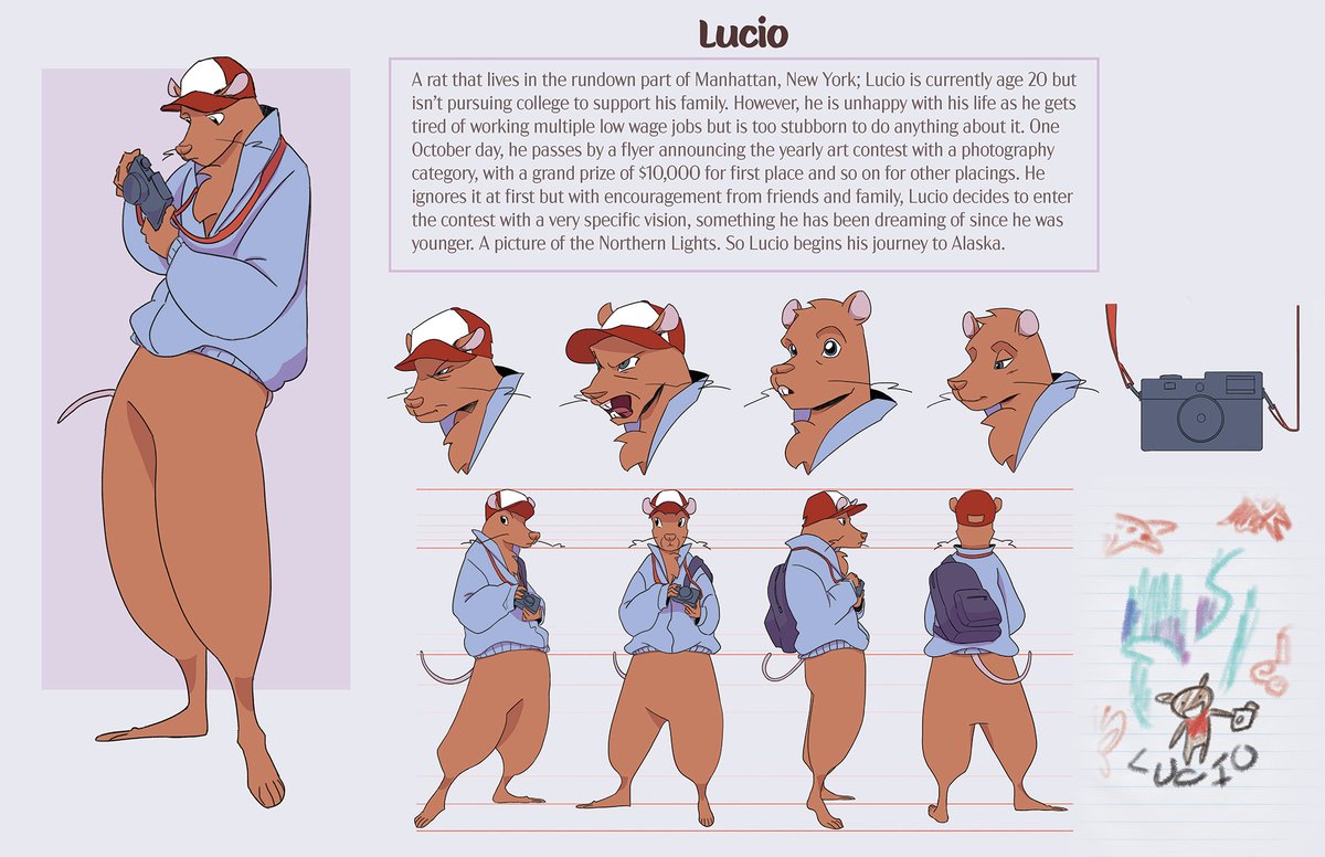 wecreatefttc's tweet image. 🐭 Meet Zoe’s latest creation! She brought this mischievous rat to life using her Photoshop skills—check out the details and personality she added! bit.ly/4i8lHup #FrancisTuttle #Danforth