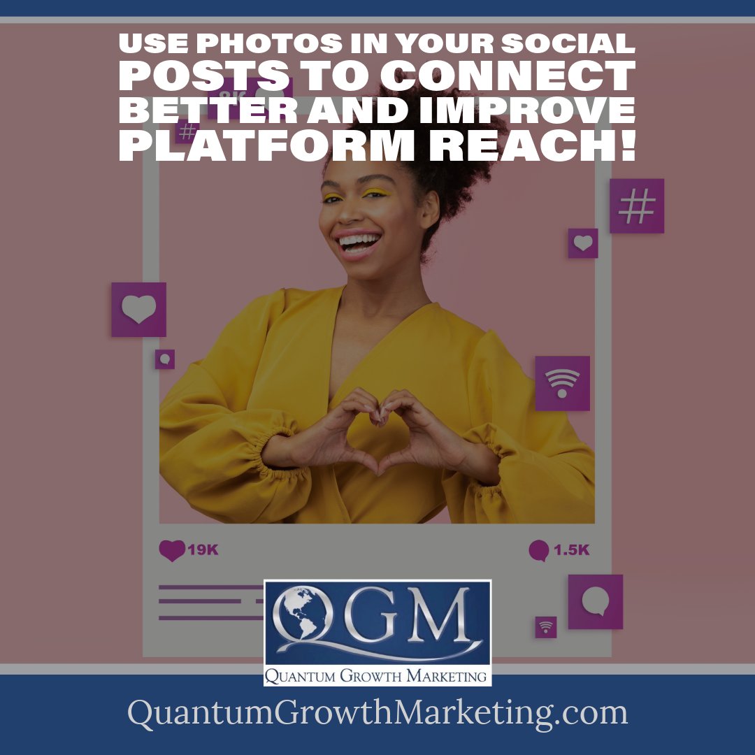 qgmnow's tweet image. 📸 Use photos in your social posts to connect better and improve platform reach!

The Best Digital Marketing Agency: quantumgrowthmarketing.com

📷 Great visuals build real trust.

#AuthenticMarketing #BrandTrust #VisualStrategy #SocialMediaTips #QuantumGrowthMar...