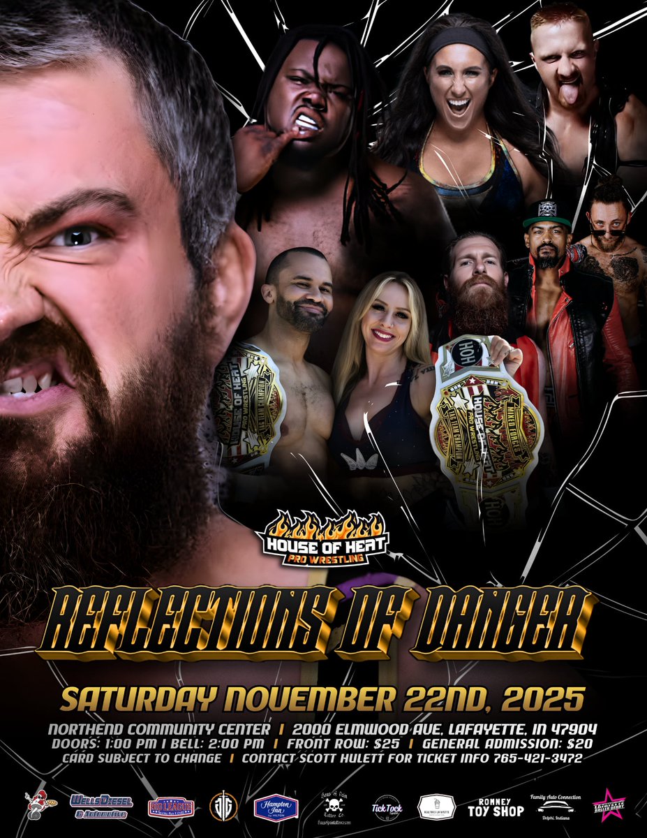 THIS Saturday! It all comes to this!
<a href="/JCrane317/">Josh Crane ジョシュ・クレイン</a> <a href="/CalvinTankman/">Heavyweight Hustle.</a> <a href="/theirondemon/">Shane Mercer シェーン・マーサー</a> <a href="/GPAthinks/">GPA</a> <a href="/dex__royal/">Dex Royal</a> <a href="/StiffRoboGinger/">Gary Jay 👊🤖😾</a> <a href="/LaynieLuck/">Laynie✨WWE ID WOMENS CHAMPION</a> <a href="/joe_dombrowski/">Joe Dombrowski</a> <a href="/DavidAliWRSTLNG/">DAVID ALI 🤼‍♂️</a> <a href="/MarinoTenaglia/">Marino TENAGLIA</a> <a href="/RachaelEllering/">Rachael Ellering</a> <a href="/RhysMaddox2GK/">NeXT-GEN-KING</a> <a href="/Kevin_Woods31/">Kevin Woods</a> <a href="/EricDillinger5/">Eric Dillinger</a> <a href="/SagePhilips7/">Sage Philips</a>