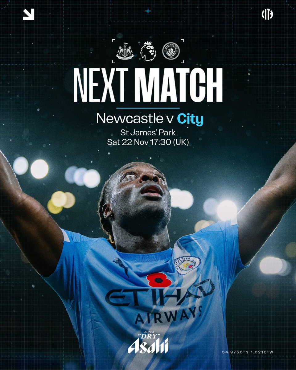 ManCity's tweet image. A trip to the Toon 🔜

🤝 #AsahiSuperDry