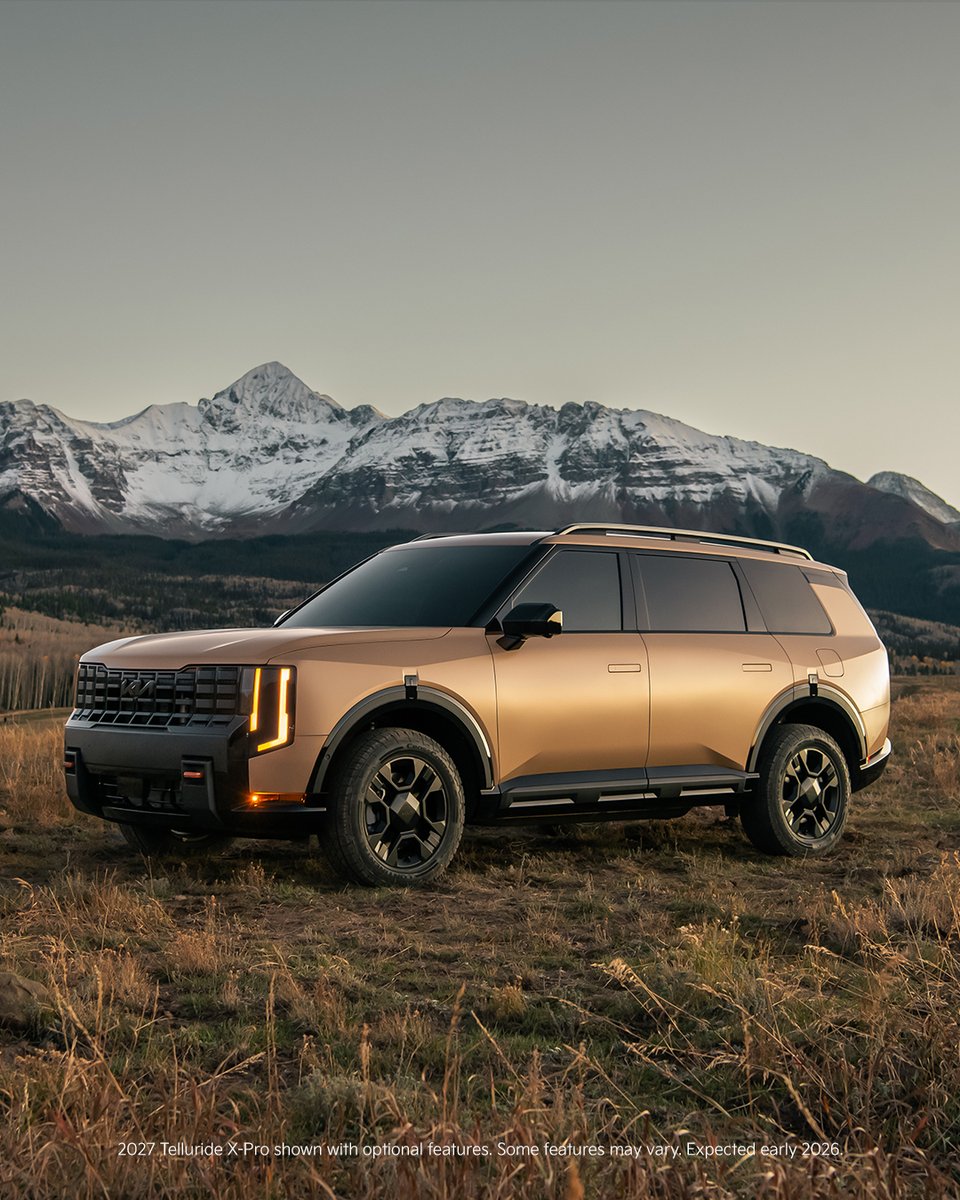 Kia's tweet image. When passion is refined, greatness follows. Take a closer look. #KiaTelluride @LAAutoShow #LAAutoShow