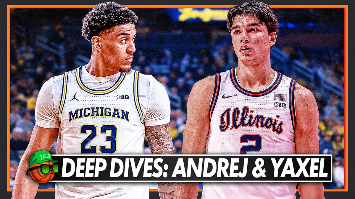 NEW DEEP DIVES EPISODE 🚨

<a href="/paigeotto_/">Paige</a> and <a href="/NBAJohnson/">Nick Agar-Johnson</a> dive into why Michigan’s Yaxel Lendeborg is a lock first round pick for them and Andrej Stojakovic’s potential breakout year with Illinois 👀

Watch: youtu.be/huzdMhqTAPY?si…

#NBADraft