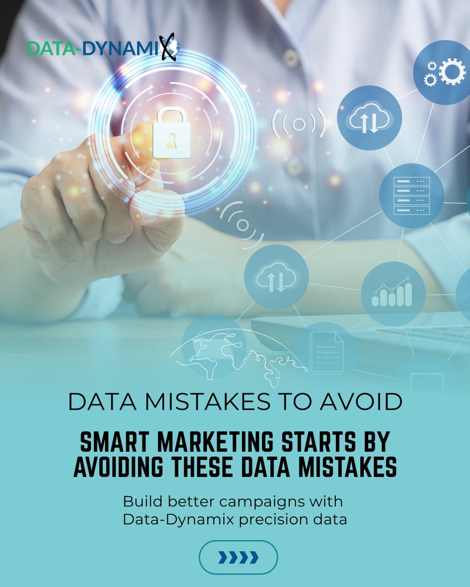 DataDynamix1's tweet image. Stop wasting money on outdated lists and vague segments. Let us help you fix your targeting with real data and real results. #DataMistakes #EmailFails #SegmentSmarter #RealTimeData #FootTrafficMatters #AvoidThePitfalls #SmarterTargeting #CampaignFix #AudienceBuilding