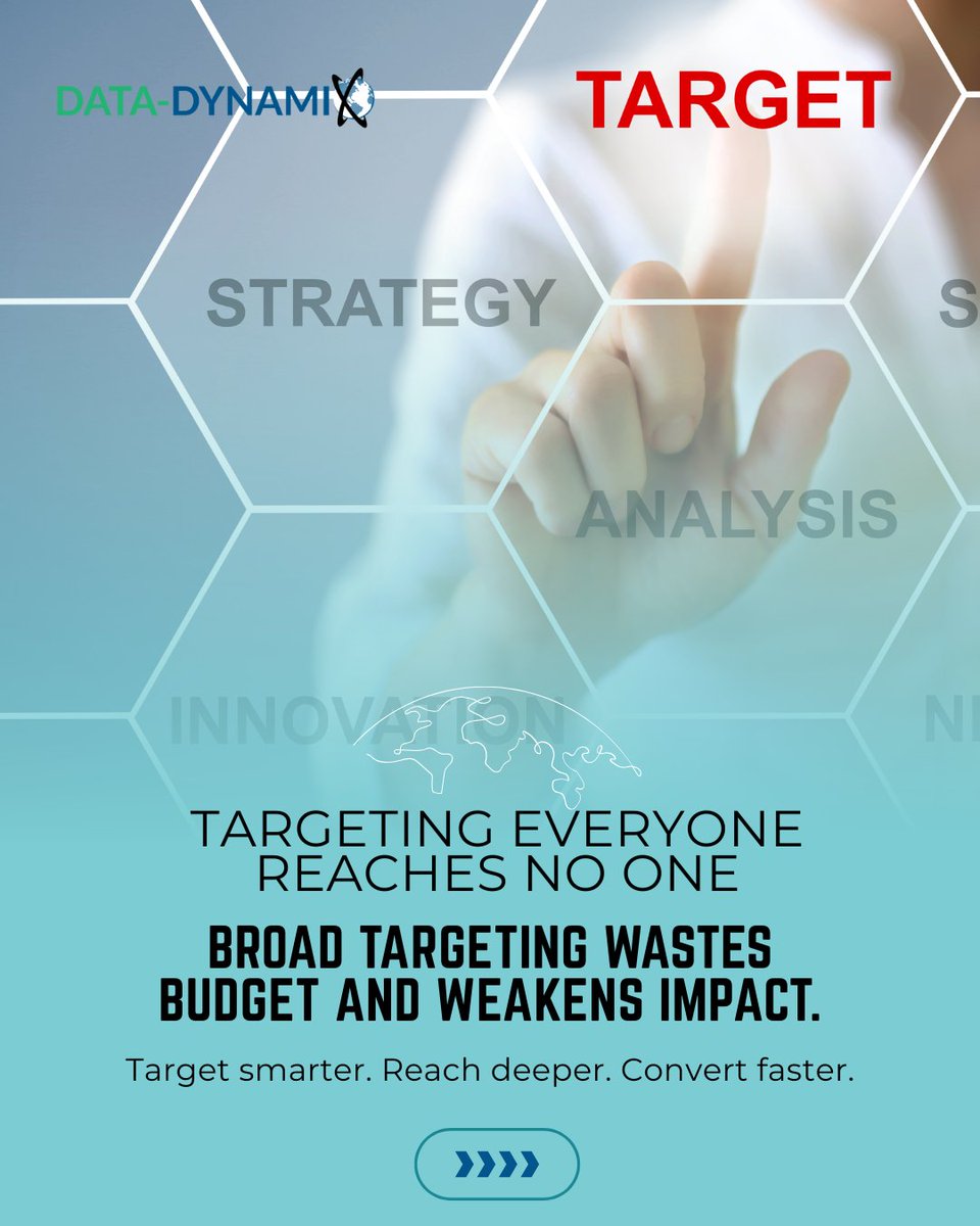 DataDynamix1's tweet image. Stop wasting money on outdated lists and vague segments. Let us help you fix your targeting with real data and real results. #DataMistakes #EmailFails #SegmentSmarter #RealTimeData #FootTrafficMatters #AvoidThePitfalls #SmarterTargeting #CampaignFix #AudienceBuilding