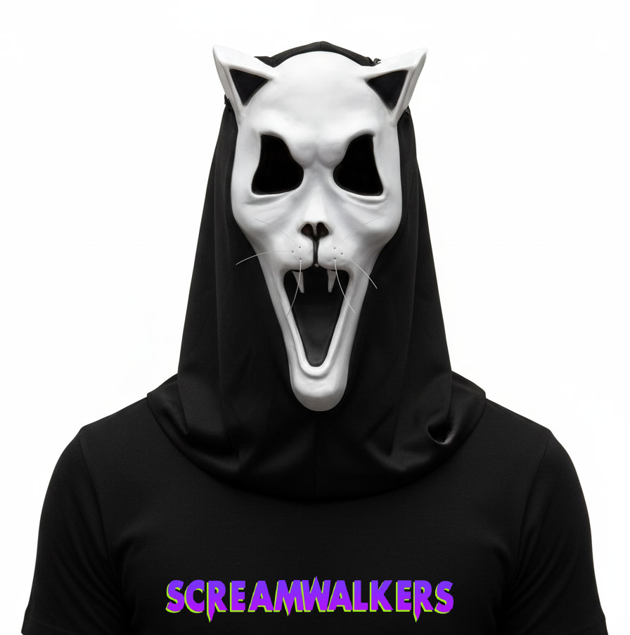 Screamwalkers1's tweet image. COMING SOON! A better look at the @funworldhalloween OFFICIAL &quot;Copycat Killer&quot; mask that will be released next year. Fun World is the home of &quot;Ghost Face,&quot; the iconic character from the SCREAM franchise, and it&apos;s incredible to be a part of the Fun World family 💚💜