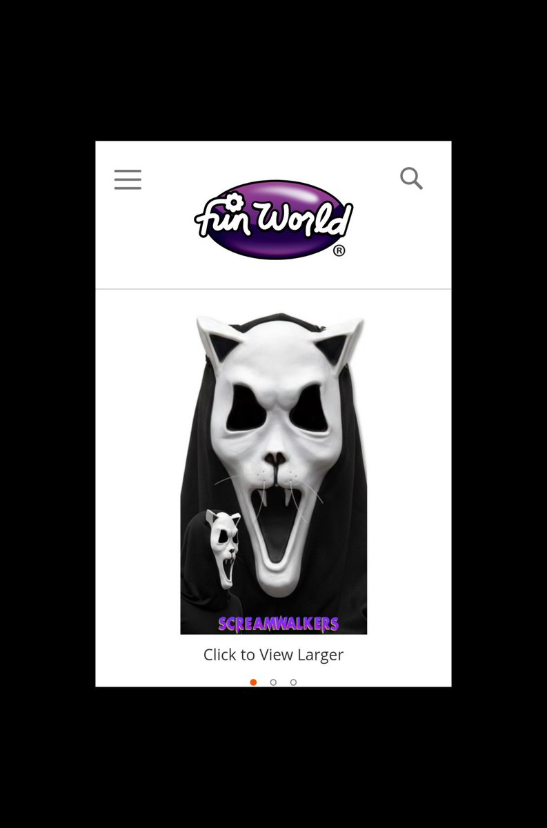 Screamwalkers1's tweet image. COMING SOON! A better look at the @funworldhalloween OFFICIAL &quot;Copycat Killer&quot; mask that will be released next year. Fun World is the home of &quot;Ghost Face,&quot; the iconic character from the SCREAM franchise, and it&apos;s incredible to be a part of the Fun World family 💚💜