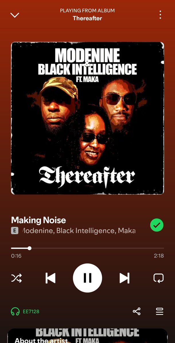 thabullyone's tweet image. @Modenine @Intel360 @theofficialmaka 🔥🔥🔥🔥
The album has been on steady rotation for me since it dropped !!!
SALUTE 🫡