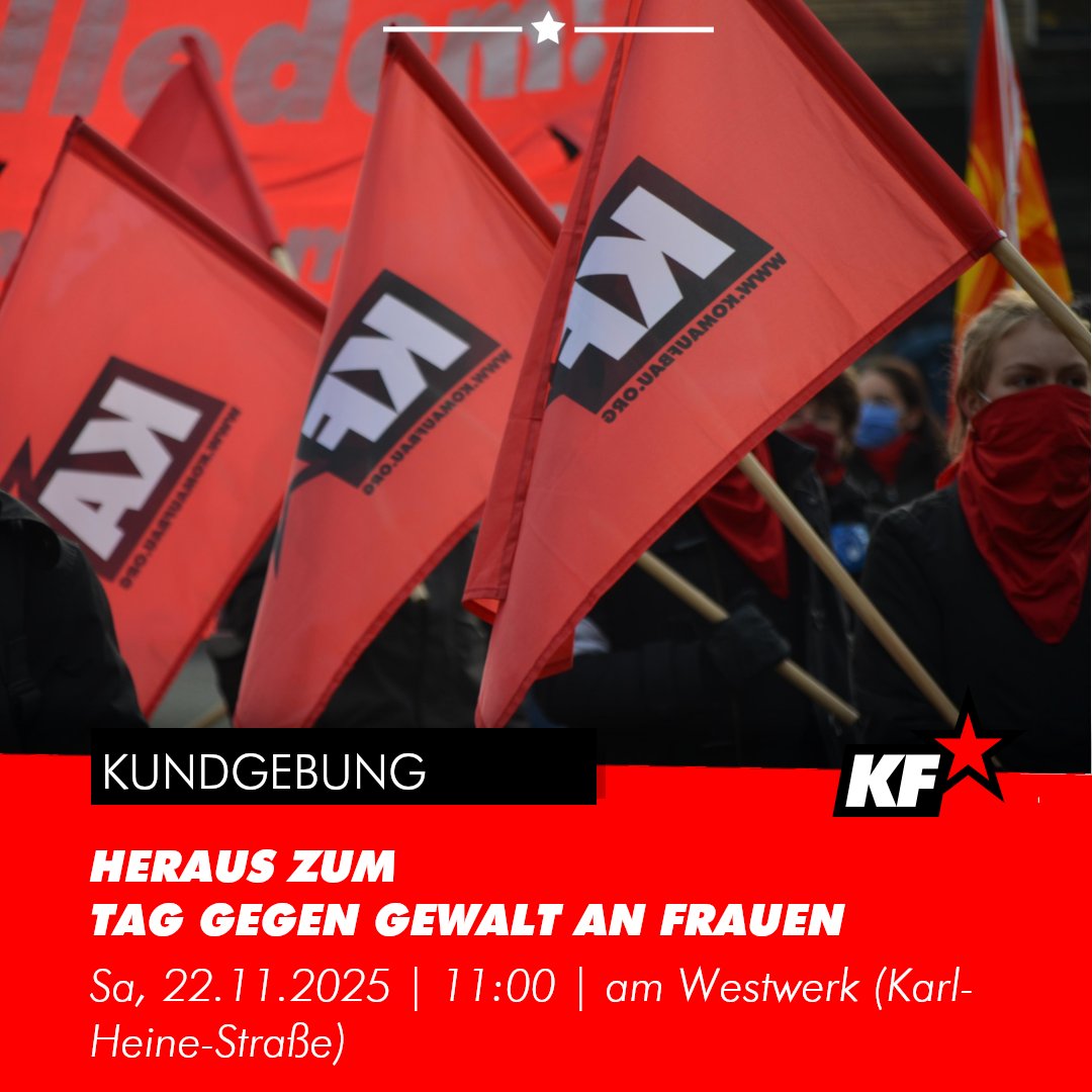Kommt am 22.11. ab 11 Uhr zu unserer Kundgebung anlässlich der  Mobilisierung zum Tag gegen Gewalt an Frauen in #Leipzig. 
Dieser Staat schützt mich nicht, meine Schwestern schützen mich! komaufbau.org/dieser-staat-s…