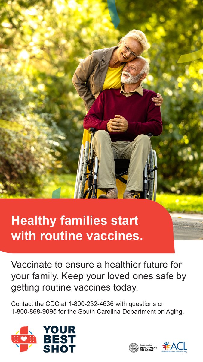 ✈️ Love to travel? Don’t forget to stay up to date on your vaccinations. Vaccines help ensure your adventures are worry-free and enjoyable for everyone. 🌍🌍

#YourBestShot #HealthyAging #GetVaccinated #FluShot #COVID19Vaccine