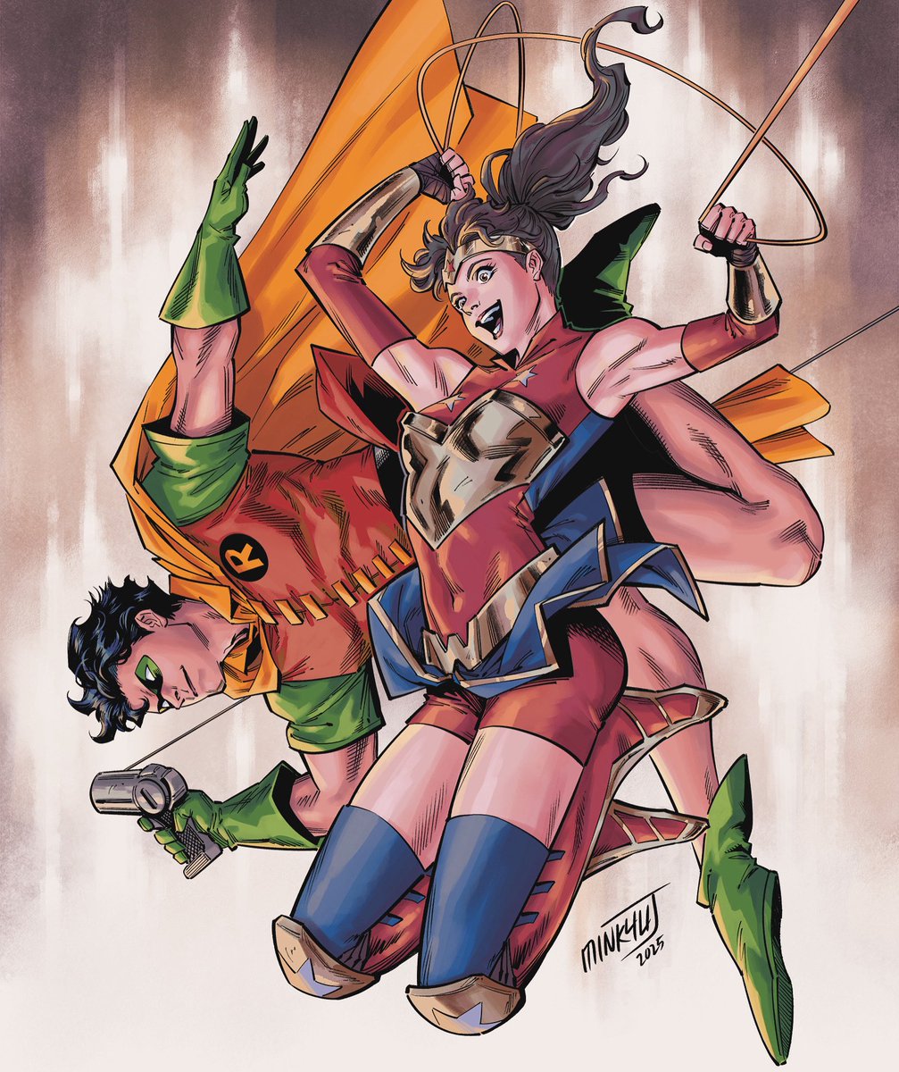 Gabriel27975's tweet image. ...Artwork by @minkyujungart...

#dc #dccomics #jasontodd #robin #lizzieprince #trinity