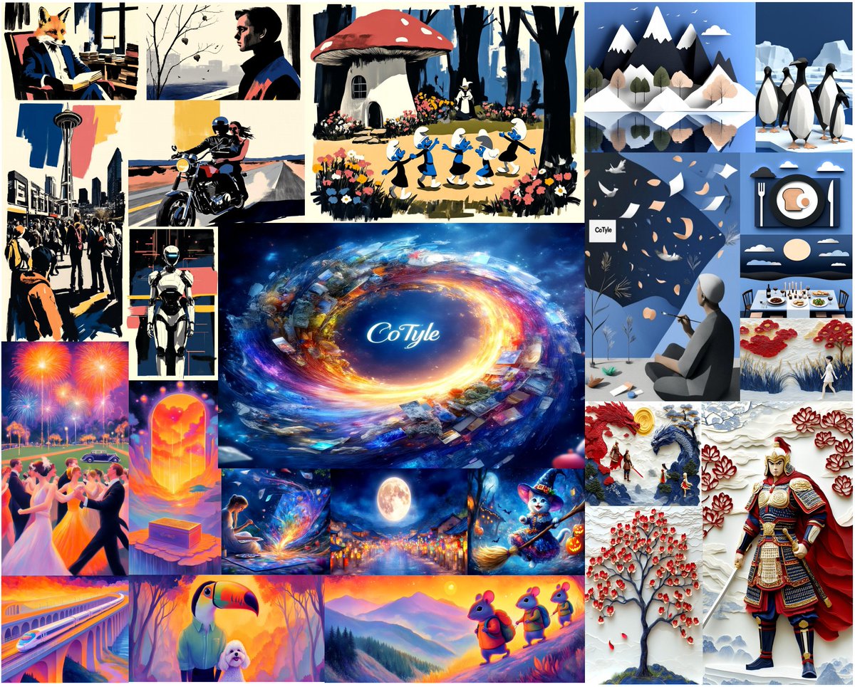 wildmindai's tweet image. CoTyle: code-to-style image generation; discrete style codebook + autoregressive model to create novel, consistent visual styles from a single numerical code.. like Midjourney. Based on Qwen-Image
kwai-kolors.github.io/CoTyle/