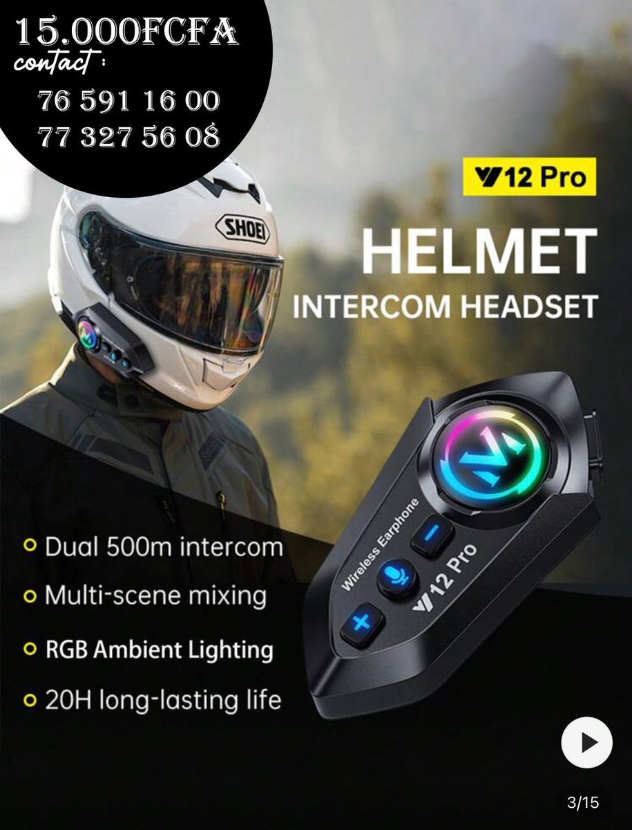 LGnonyme's tweet image. Les motards nagendeff 👋🏾
J&apos;ai un ami qui vend ces écouteurs connecté à 15.000fr
Max de RT svp 🫠🙏🏾
@LatyrDiouff @muhammad_julien