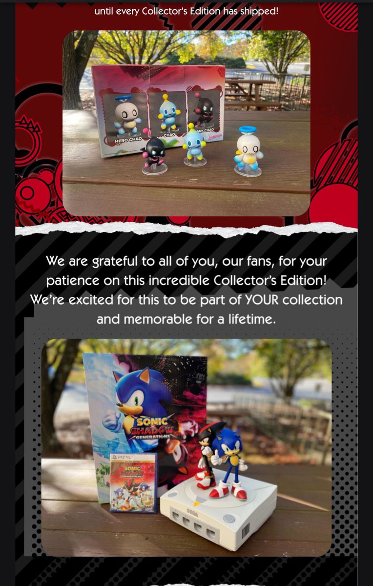 soniccitynet's tweet photo. BREAKING: The Sonic × Shadow Generations Collector’s Edition from Limited Run Games will finally release this December after more than one year of delays! 

#SonicNews | #SonixXShadowGenerations https://t.co/qk88XDkeRi