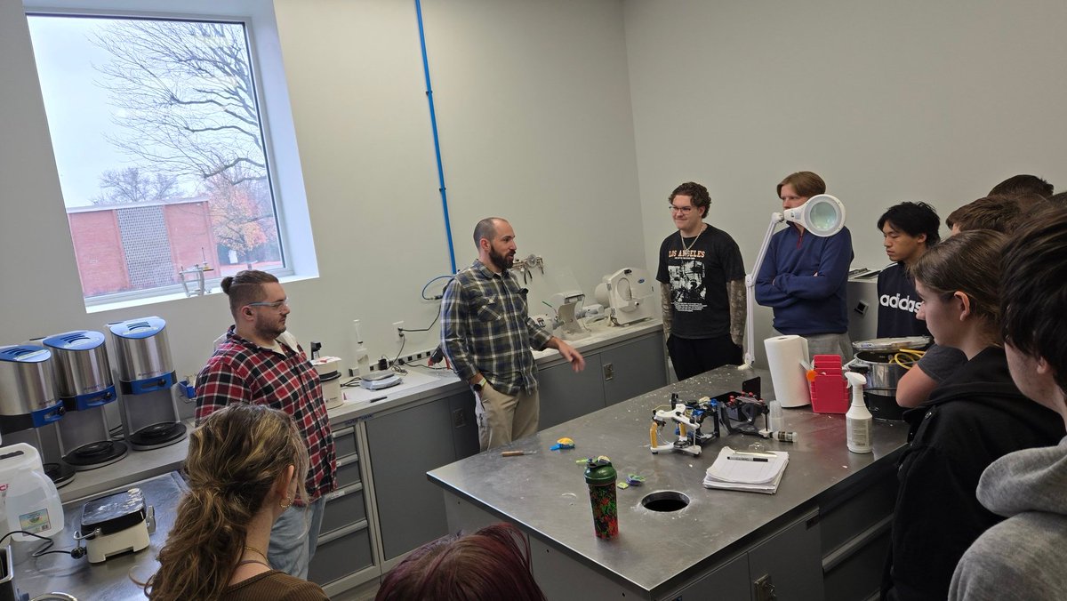 Prentice_Fablab's tweet image. Bringing my Engineering Design and Ms. Fleming&apos;s Robotics classes on a field trip to Oakview Dental Lab! Loved learning about all of the digital fabrication it takes to scan,print, cut, or mold teeth that are tailored for every patient.
#manufacturing #fablab #3dprint #robotics