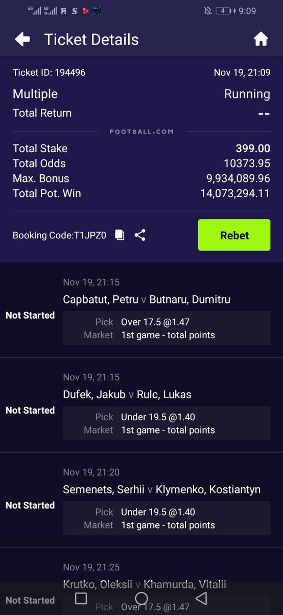 T1JPZ0

Mtcheww🙄🙄🙄

If you like stake, Table tennis go burst your ticket burst your hustle

God abeg naaa