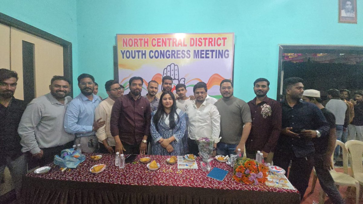 Aldo24657860's tweet image. A great and impactful meeting was held today for the Mumbai North Central District under the dynamic leadership of our District President, Nikhil Ruparel Ji.

Mumbai President Zeenat Shabrin Ji provided valuable guidance and outlined the strategic roadmap for IYC mumbai Cadre.
