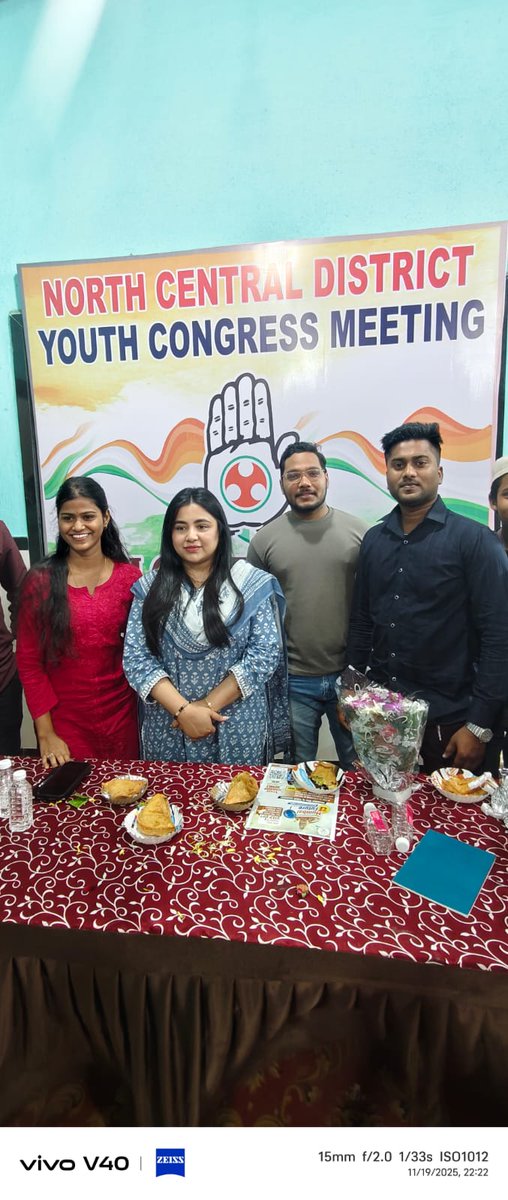 Aldo24657860's tweet image. A great and impactful meeting was held today for the Mumbai North Central District under the dynamic leadership of our District President, Nikhil Ruparel Ji.

Mumbai President Zeenat Shabrin Ji provided valuable guidance and outlined the strategic roadmap for IYC mumbai Cadre.