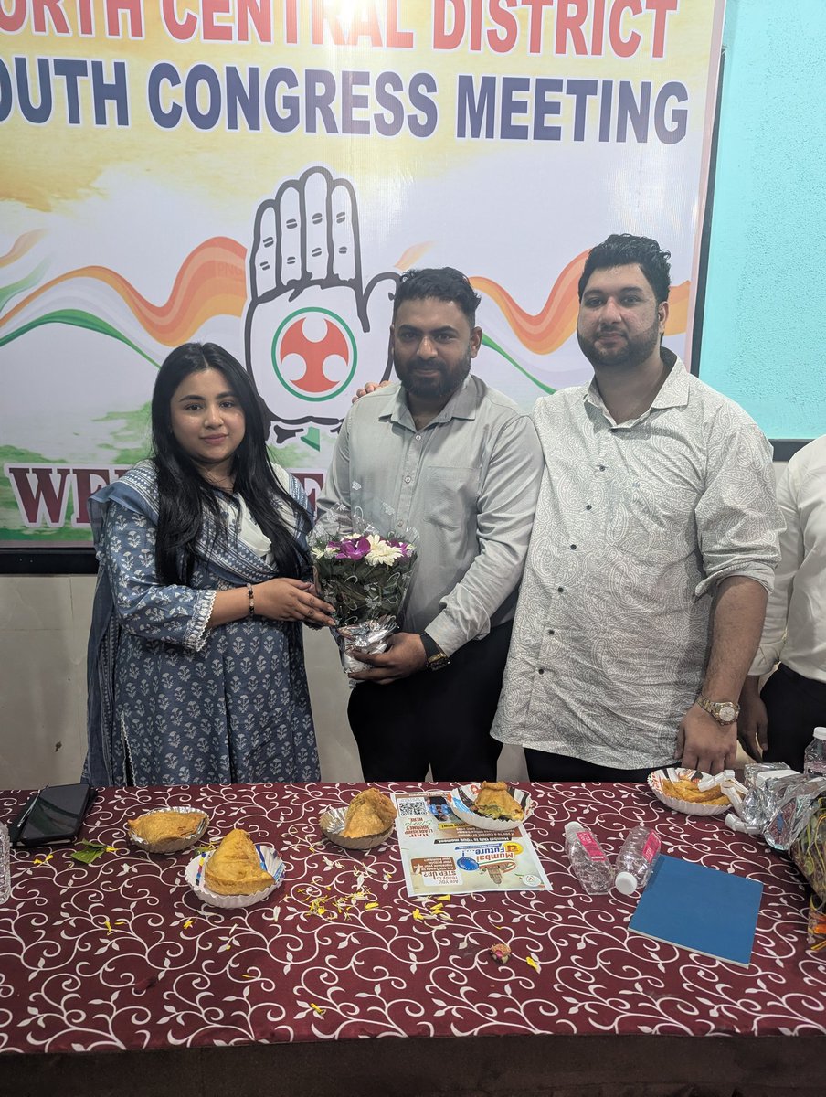 Aldo24657860's tweet image. A great and impactful meeting was held today for the Mumbai North Central District under the dynamic leadership of our District President, Nikhil Ruparel Ji.

Mumbai President Zeenat Shabrin Ji provided valuable guidance and outlined the strategic roadmap for IYC mumbai Cadre.