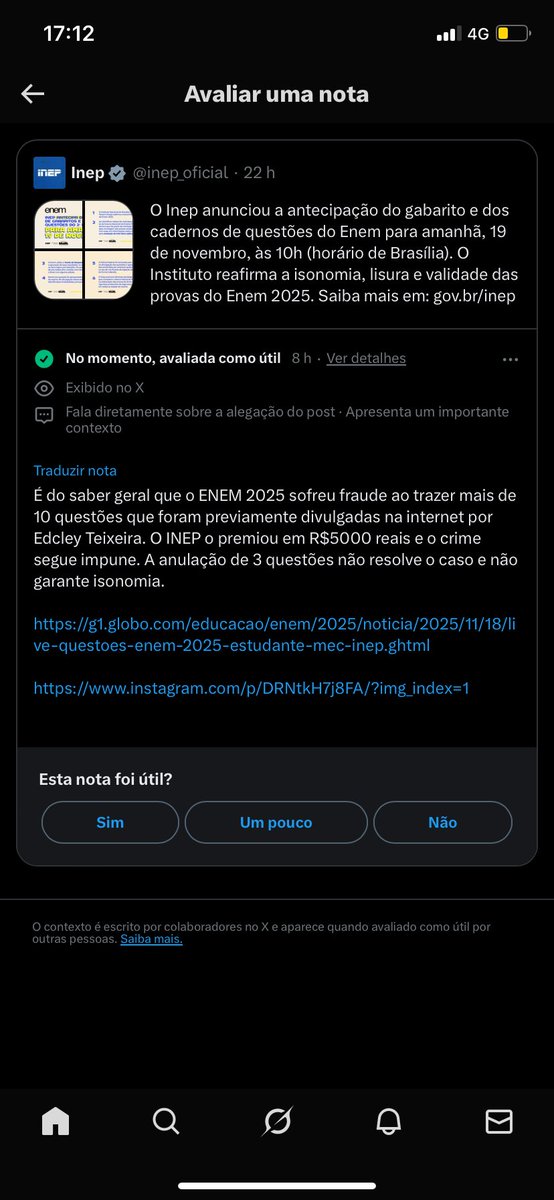 medclauu's tweet photo. A NOTA DO TWITTER BOTOU 5KG DE PIKA NO CU DO INEP #ANULAENEM https://t.co/xBRr1N0YPK