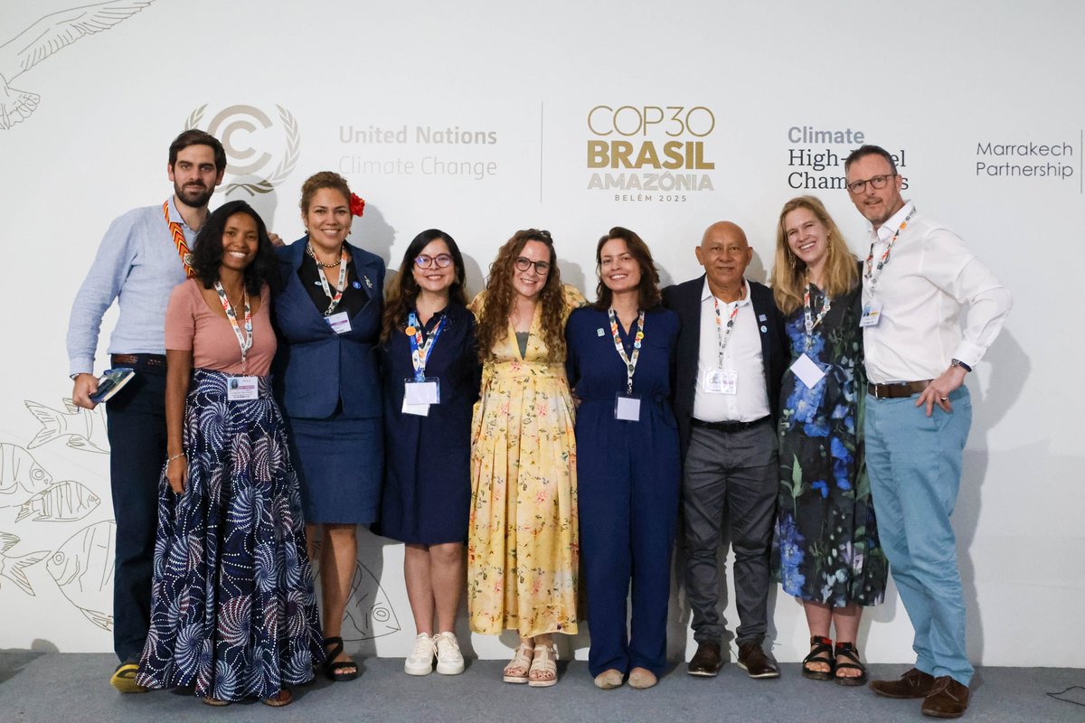 Accelerating Blue Package momentum for a breakthrough to unlock the climate-fighting potential of the #Ocean, stakeholders at #COP30 gathered to launch new resources to track progress on ocean health and achieve a cleaner ocean economy

Read ➡️ enb.iisd.org/events/global-…

#SDG14