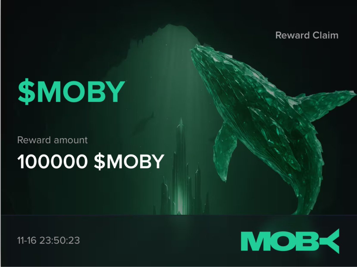 Why you NEED Moby Mobile 🐋✨

⏰ Catches runners crazy early

📈 Back-to-back PnL bangers in the first 3 weeks (and only heating up)

🔎 Discovery built for traders, by traders - no noise, just signal

💸 Referral and trading rewards that print all day while you trade

🚀 Team