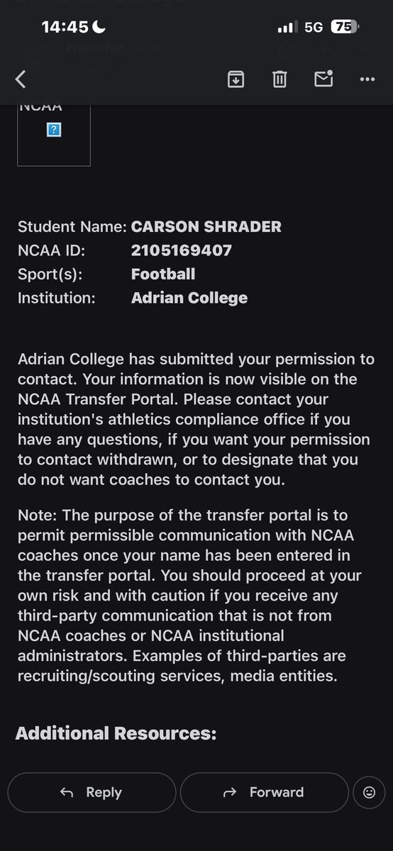 Carson Shrader tweet media