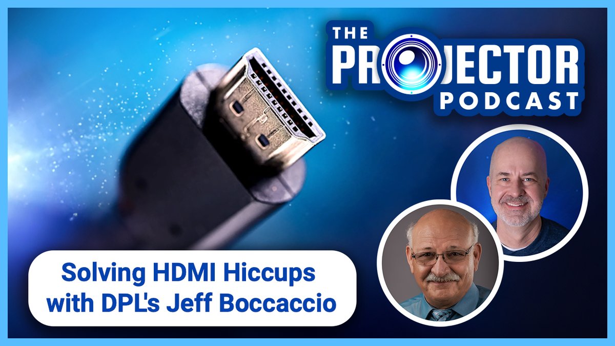 ProjectorCentrl's tweet image. On this week&apos;s Projector Podcast, we explore what DPL Labs&apos; Jeff Boccaccio has uncovered over the past 18 months involving HDMI interoperability challenges between projectors, AVRs, video processors, active optical cables (AOC), and system accessories. projectorcentral.com/Solving-HDMI-H…