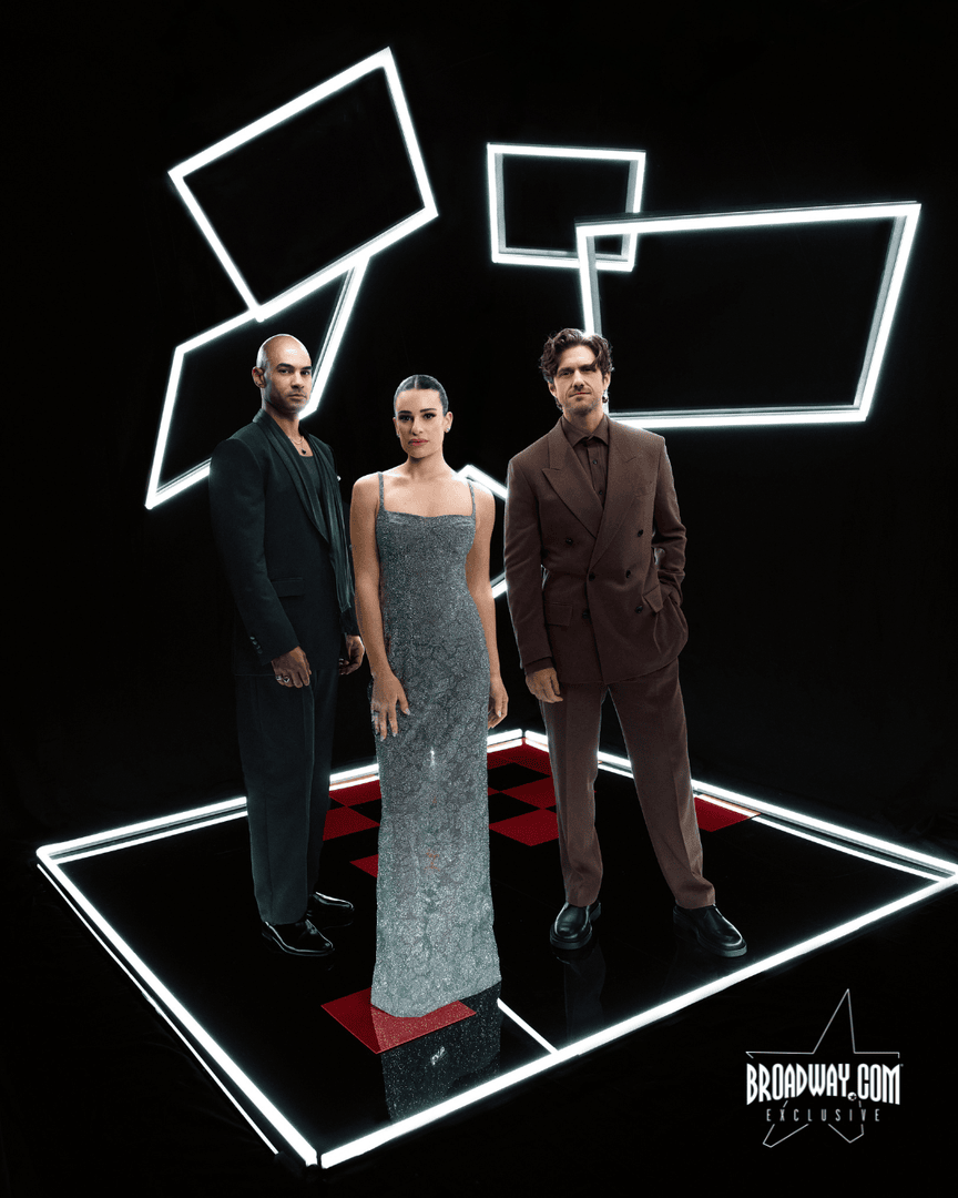 broadwaycom's tweet photo. Nicholas Christopher, Lea Michele, Aaron Tveit &amp; CHESS Broadway cast make their move 🏁

See the full portrait studio photos: https://t.co/98AQckSUR5 

📸: Emilio Madrid for https://t.co/IUTizHt5FJ

#broadway #chess #nicholaschristopher #leamichele #aarontveit https://t.co/g1F4OFXvkF