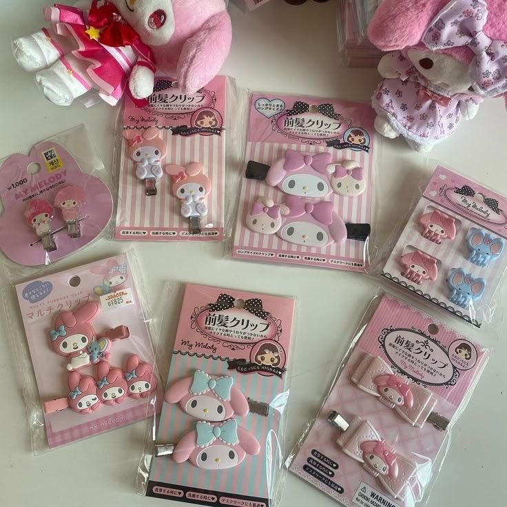 every my melody girl needs these clips #wishlist 🎀