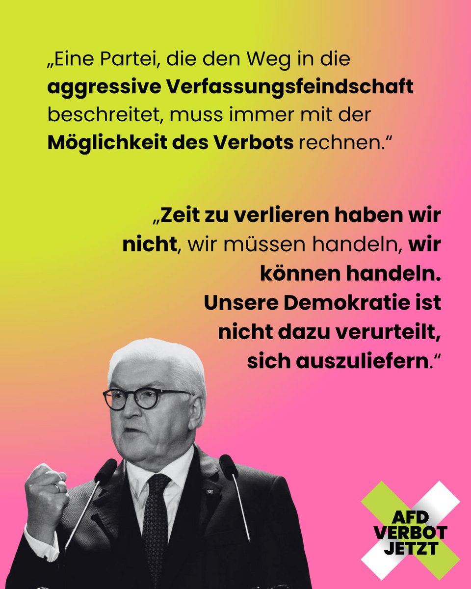 #AfDVerbotjetzt #keineausredenmehr #niewiederistjetzt