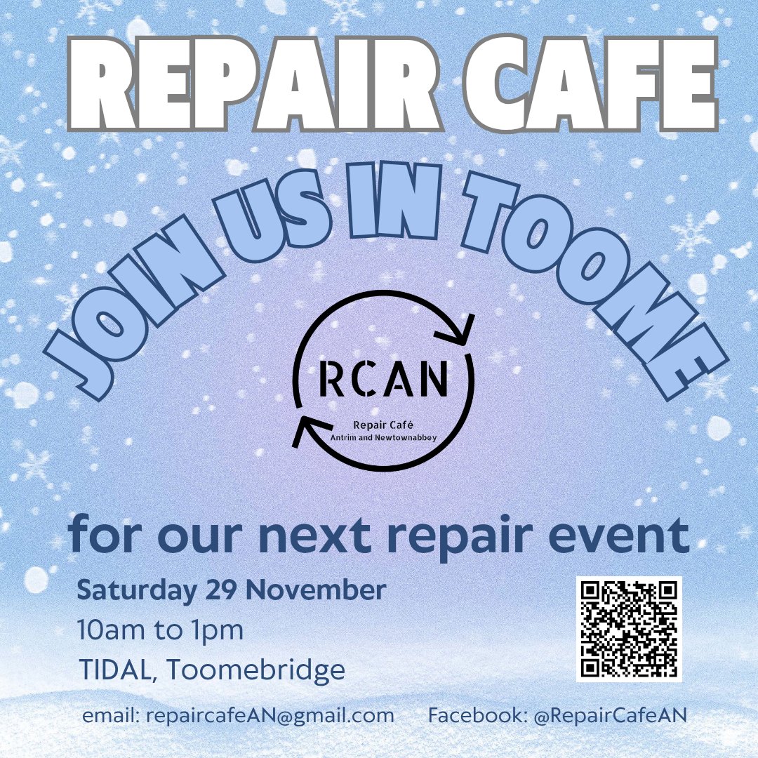 Repair Café Antrim and Newtownabbey tweet media