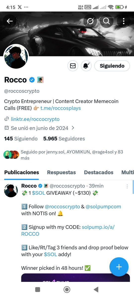 AngelG4briel09's tweet photo. @roccoscrypto @solpumpcom Ruego por mi primer premio de @roccoscrypto good luck everyone 🍀🤞 @ReyesAtilio19 @Normarys26 @0xEido https://t.co/5rmw8FA8JM