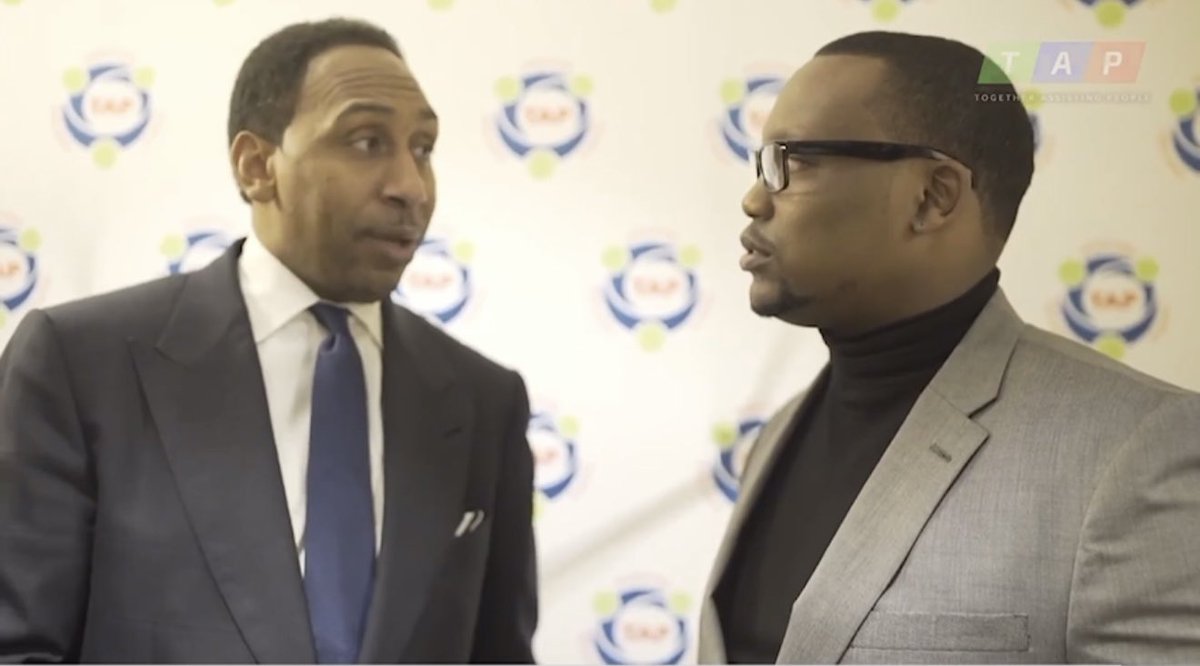 CRogSuperAgent's tweet photo. Giving @stephenasmith his flowers today. Years ago he gave me his time, his wisdom, and his honesty when most people would not. The Black tax is real on both ends, and he carries it with excellence. 
Thank you for pouring into HBCUs with real exposure and real scholarships. Much love and respect.
#ESPN #HBCU #StephenASmith #Greatness